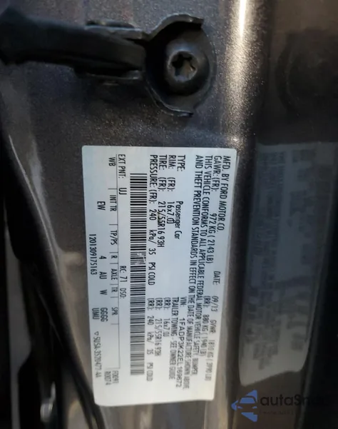 2014 Ford Focus Se из США, поврежденный, VIN 1FADP3K22EL169672